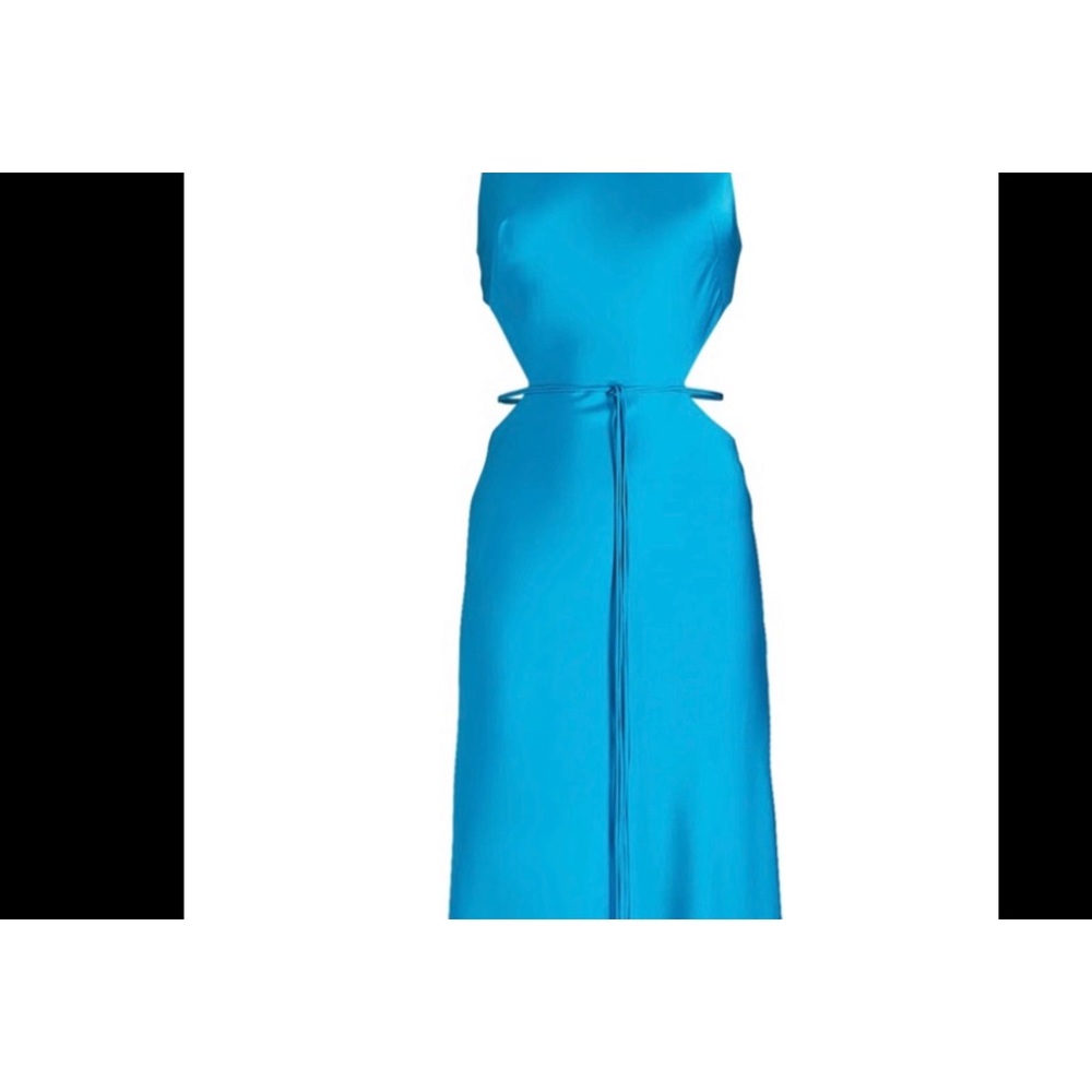 Beautiful, long loon, dress sapphire